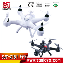 4 canales de 6 ejes Modo sin cabeza rc Quadcopter Listo para volar con cámara de 2MP y luces rc drone SJY-X181